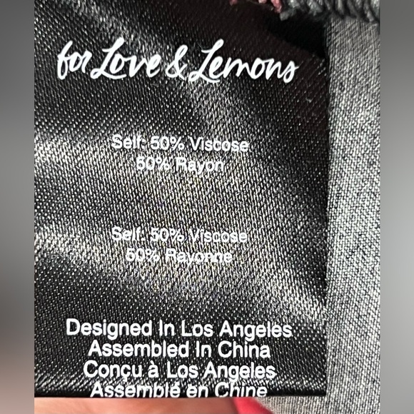 For Love & Lemons Jenny Dot Mini Dress - Picture 8 of 12